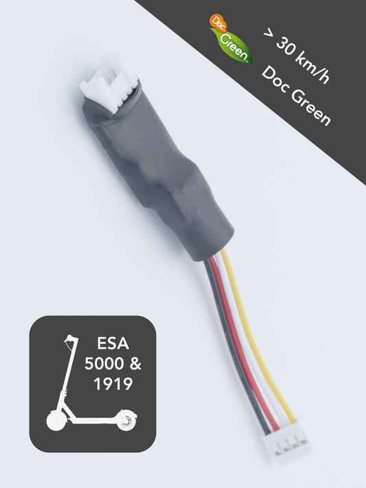 Escooter tuning entdrosseln ESA 5000 1919 schneller Doc Green 35 kmh e scooter - Blitzversad - Zum Dazwischenstecken in der Lenkstange