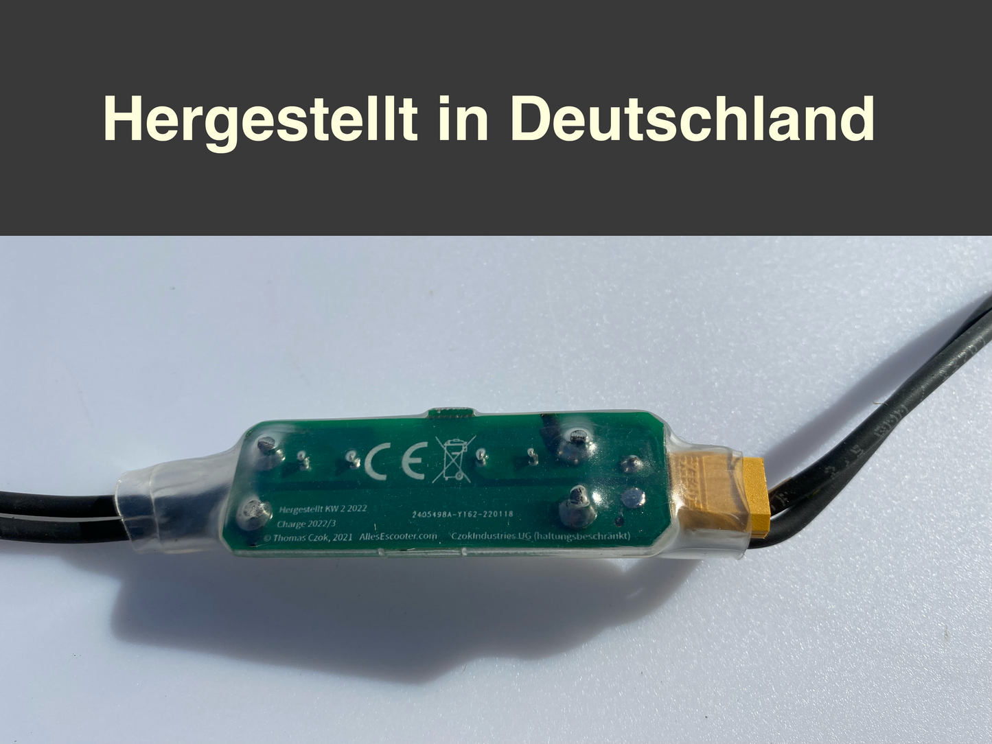 Universal E-scooter zusatzakku Y-Kabel Steckerbindung - Reichweite erhöhen - Einfach Plug&Play - Tuning