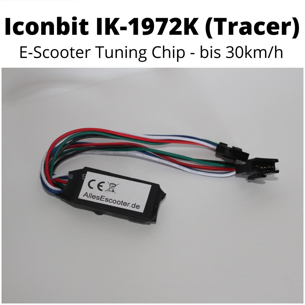 Iconbit 1972k tuning Chip auf 30 km/h - Geschwindigkeitsbegrenzung auf –  allesescooter