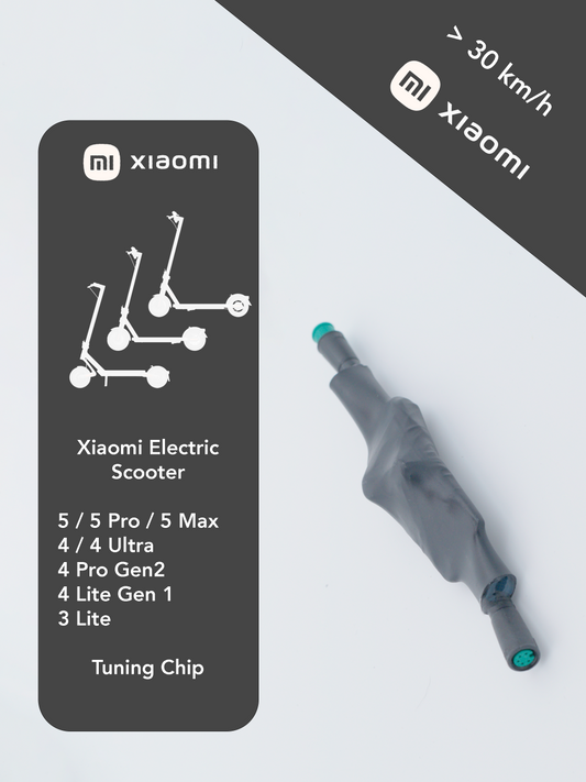 Xiaomi Electric Scooter 5 / 5 Pro / 5 Max / 4 / 4 Ultra / 4 LiteGen1 / 4 Pro Gen2 / 3 Lite Tuning Chip - alle Software Versionen und Baujahre